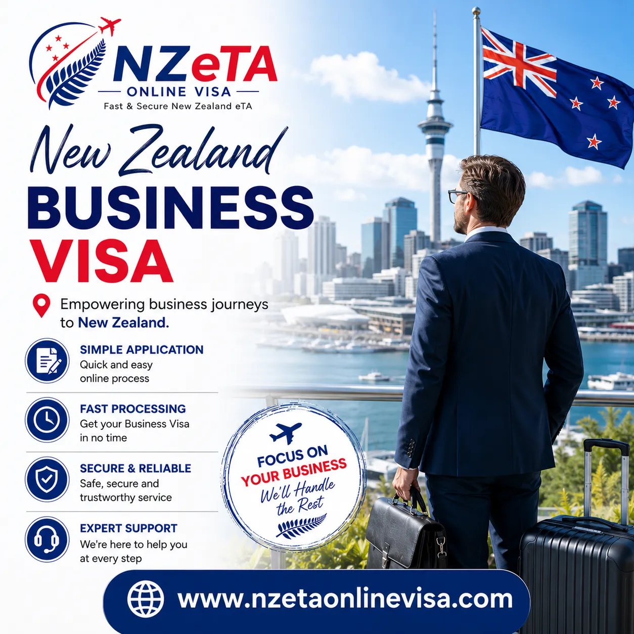 New Zealand business eTA – NZeTA business visa waiver application